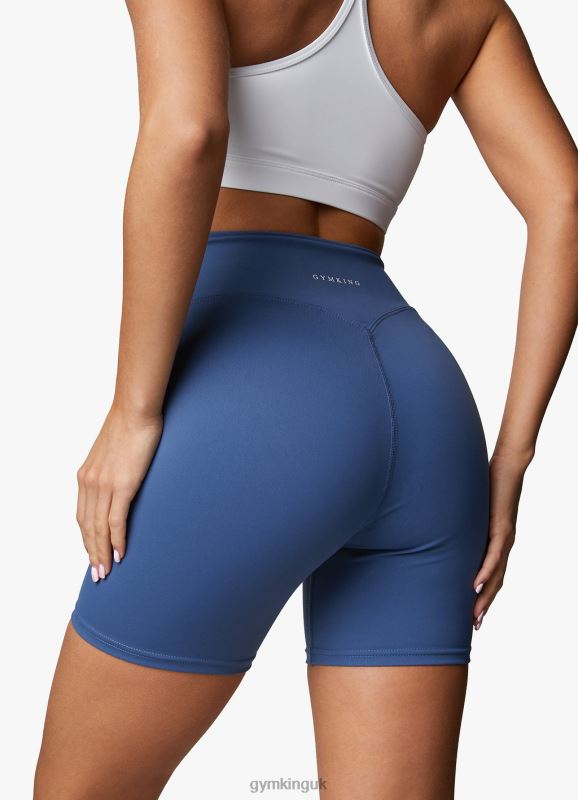 Gym King 365 5 Inch Short Blue Steel Women Clothing J2PFB498