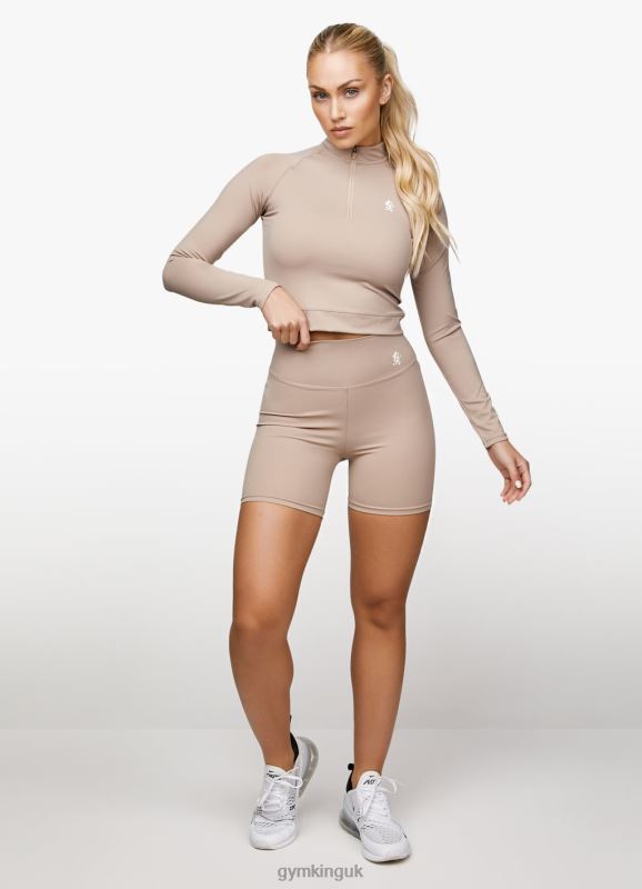 Gym King 365 5 Inch Short Frosted Mocha Women Clothing J2PFB503