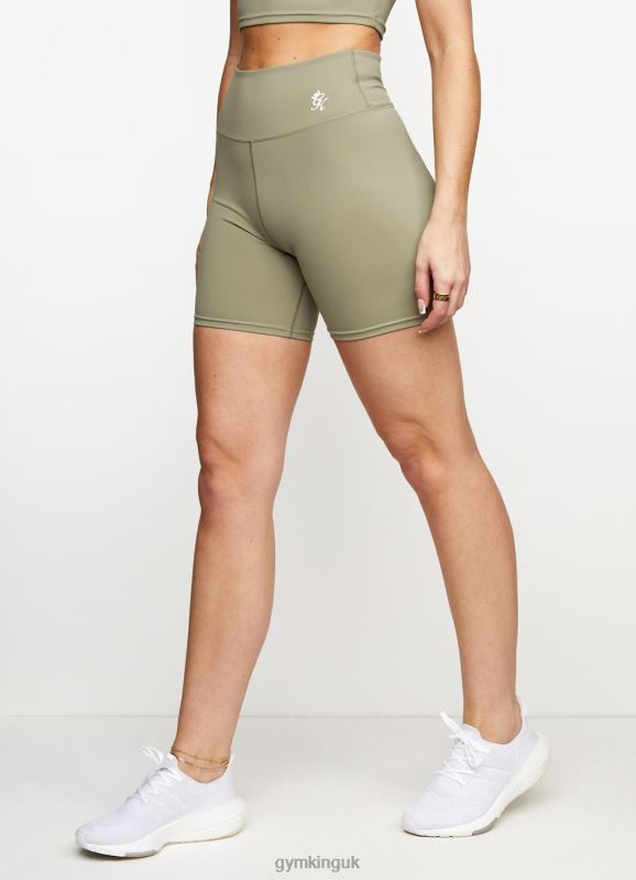 Gym King 365 5 Inch Short Pale Olive Women Clothing J2PFB504