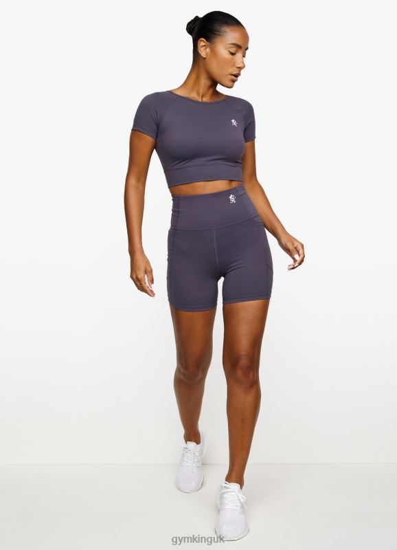 Gym King Dominate 5 Inch Short Deep Navy Women Clothing J2PFB505