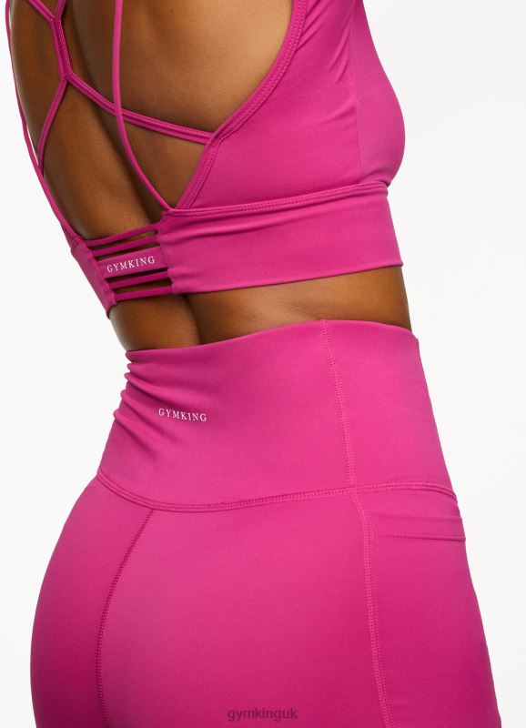 Gym King Dominate 5 Inch Short Fuschia Women Clothing J2PFB514