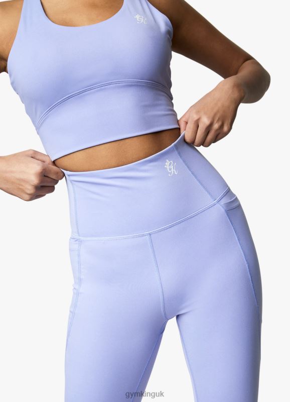 Gym King Dominate Sports Bra Lilac Orchid Women Clothing J2PFB581