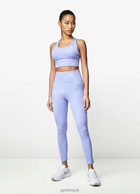 Gym King Dominate Sports Bra Lilac Orchid Women Clothing J2PFB581