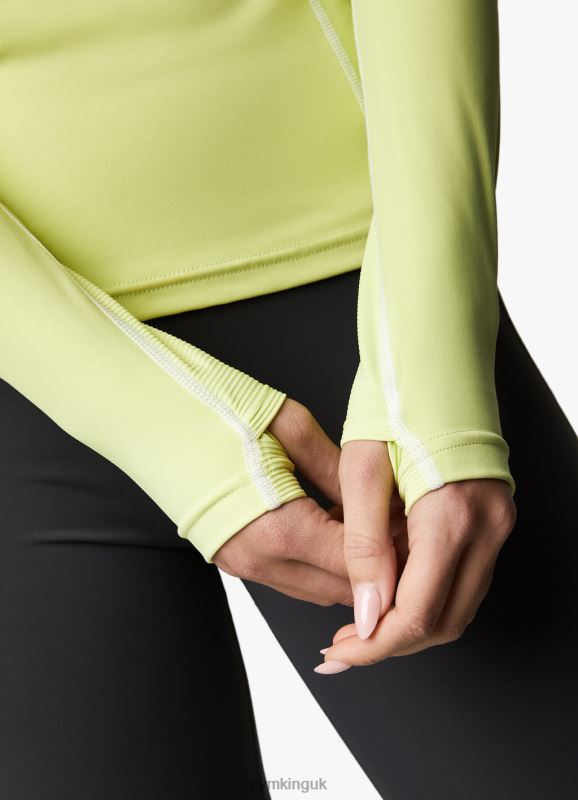 Gym King Motivate 1/4 Zip Graphite/Lime Women Clothing J2PFB445