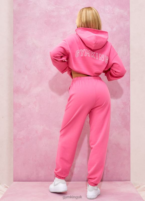 Gym King Malibu Oversized Hood & Jogger Pink Women Clothing J2PFB561
